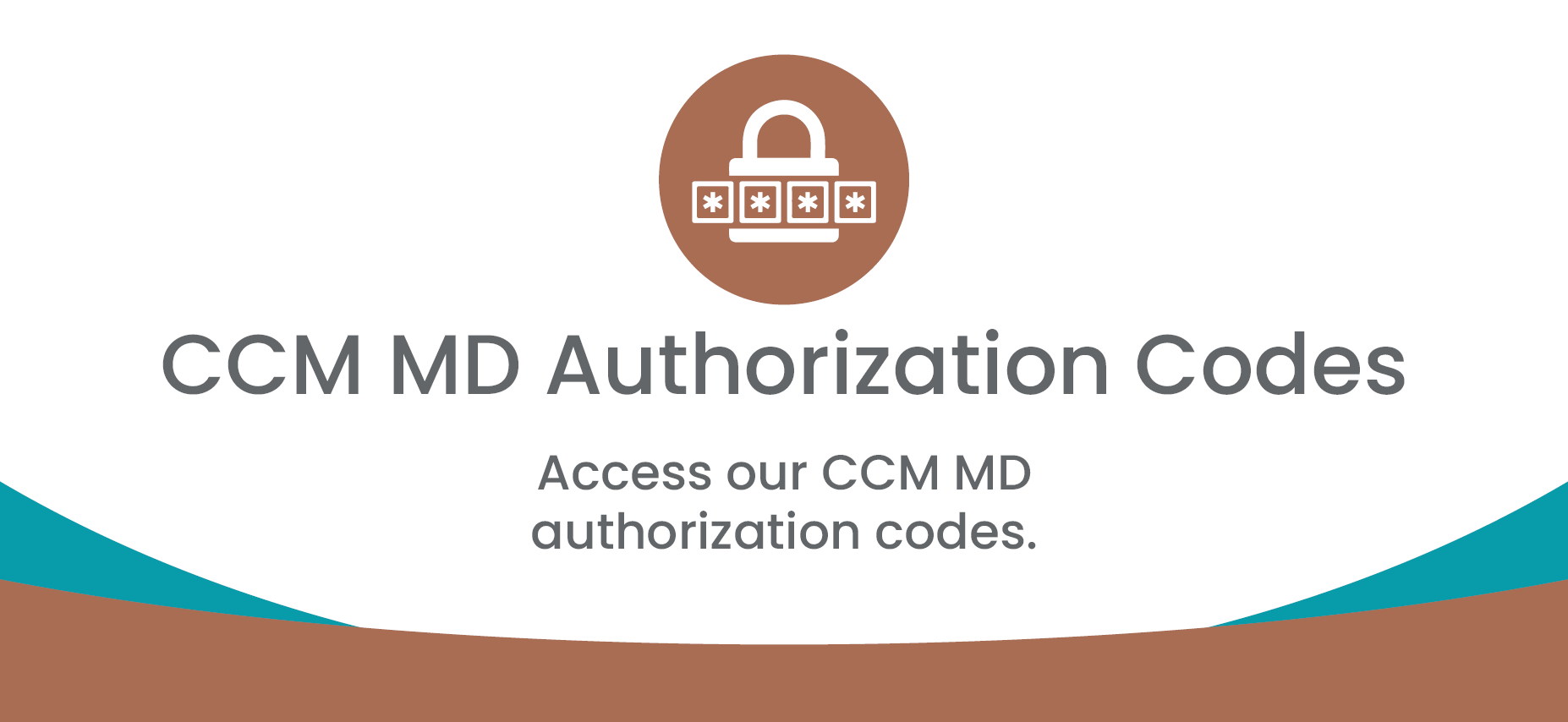 CCM MD Auth Codes
